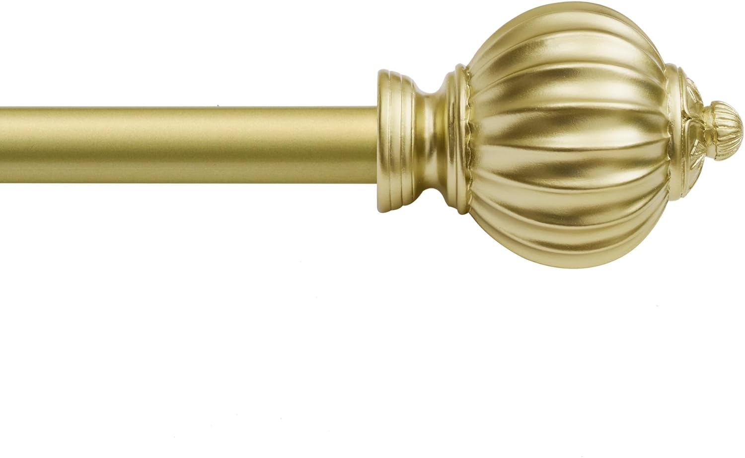 UTOPIA ALLEY Wall Mounted 3/4 Inch Curtain Rod For Windows 48 to 86 Inch, Adjustable Drapery Rods, Gold Curtain Rods, Tapestry Poles (Nickel, 48"-86")