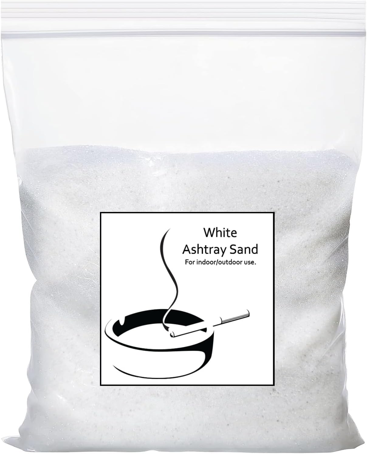 Ashtray Sand for Indoor and Outdoor Use (White) (20 lbs.)