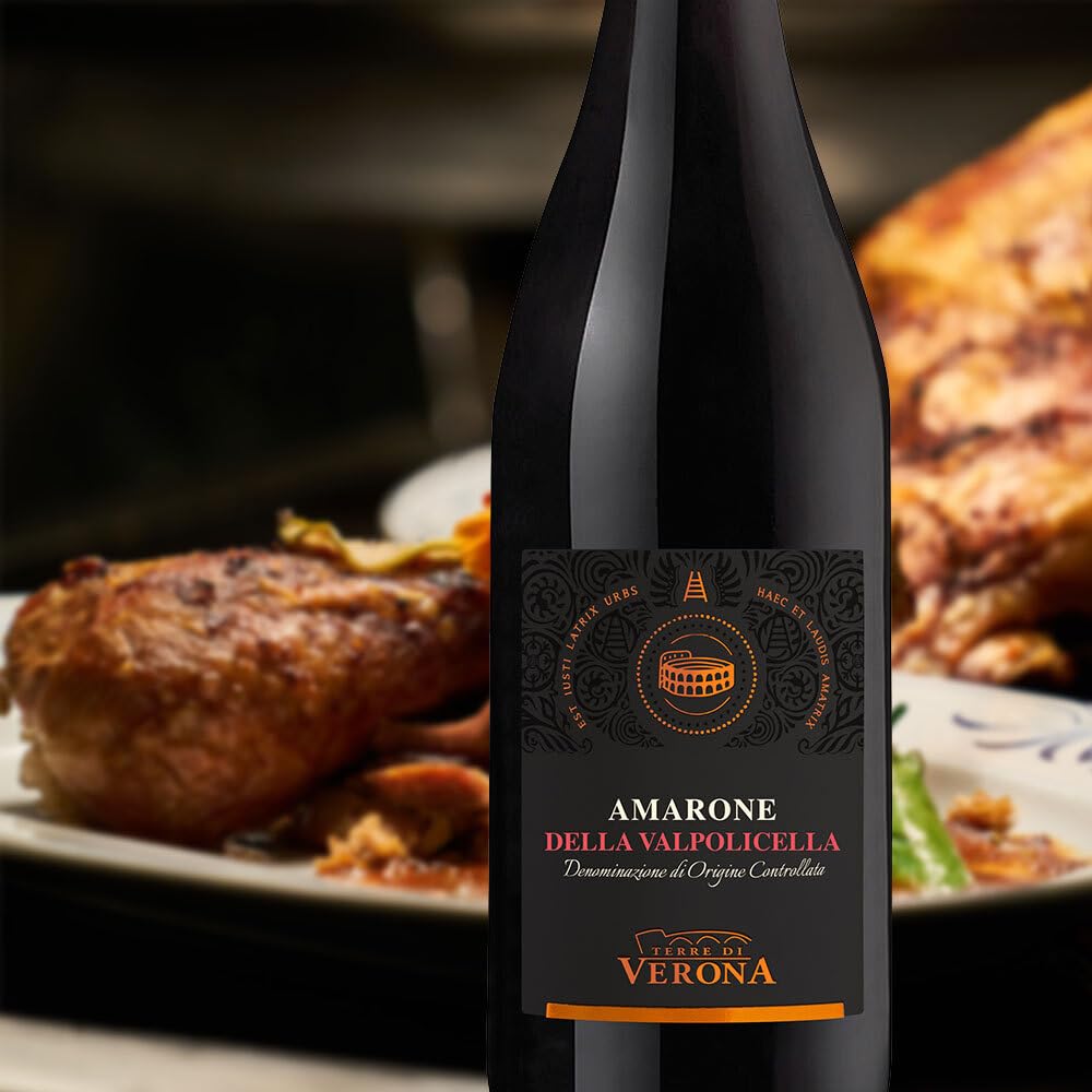 Terre di Verona Amarone della Valpolicella DOCG, trocken, sortenreines Weinpaket + VINOX Winecards (6x0,75l)