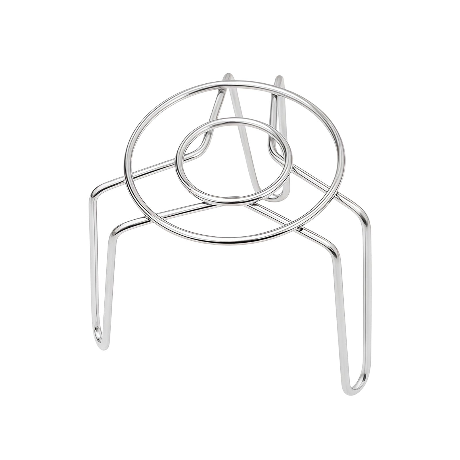 LUCKGONI Stainlessed Steel Small Steamer Rack Steamer Base for Efficient Cooking and Meal Preparation in Small Kitchens