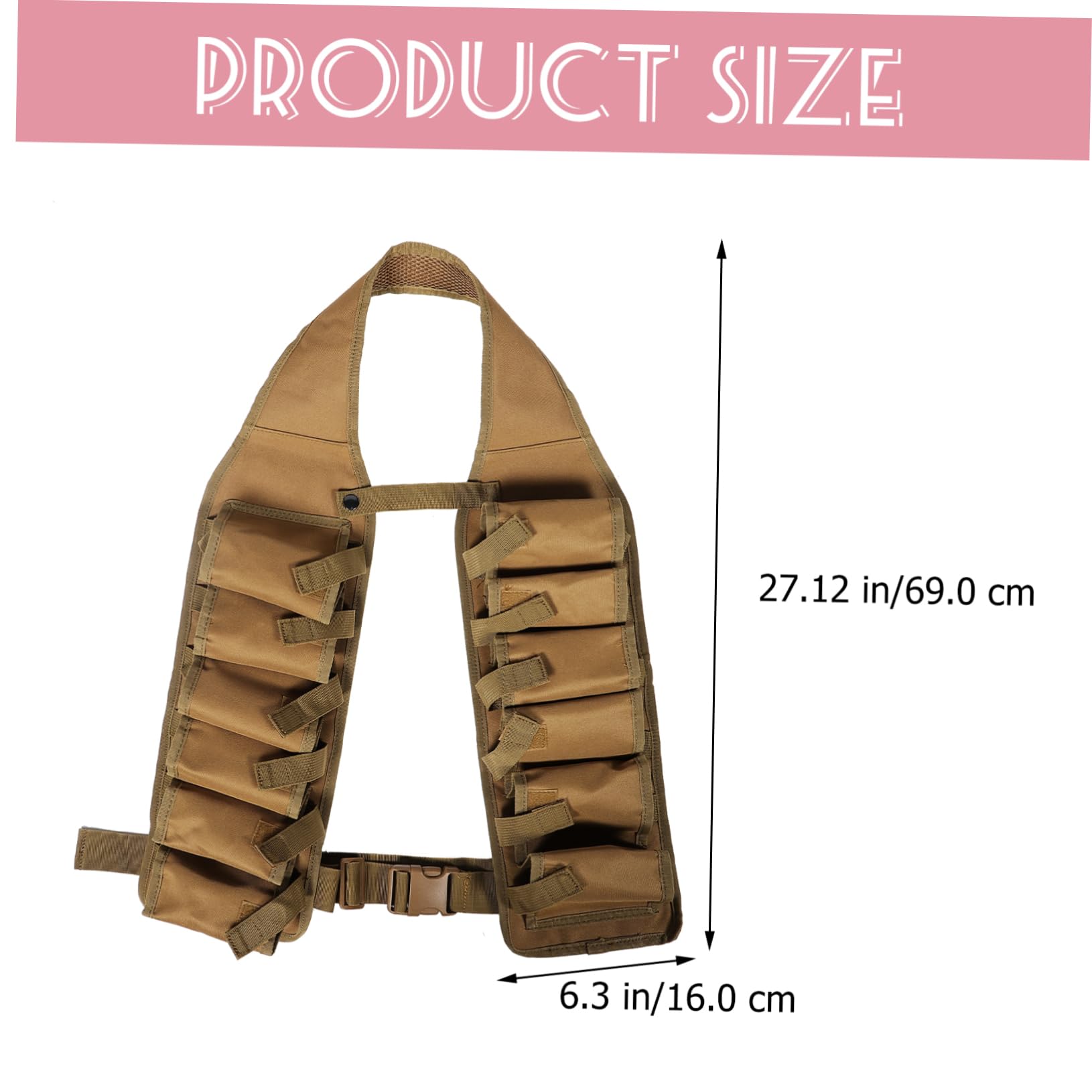 GALPADA Ceinture à Bières Pratique et Portable Gilet de Transport pour Boissons Accessoire Extérieur pour Barbecue et Randonnée Capacité et Résistante Oxford Facile à Nettoyer Transporter
