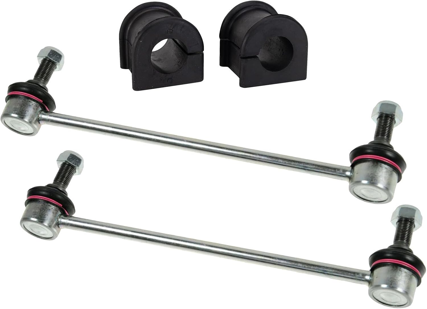 TRQ Front Suspension Kit Sway Bar Bushing Set Sway Bar Stabilizer Link Compatible with 2007-2017 Toyota Camry