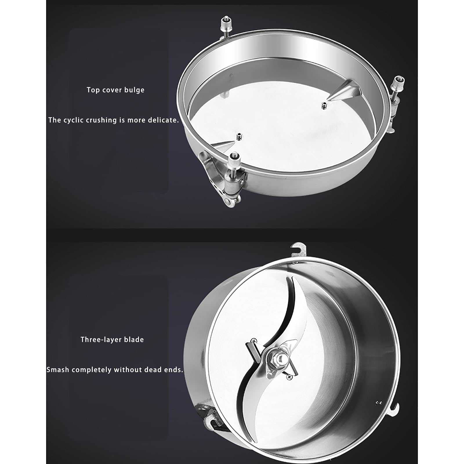 Amazon.co.jp: 4500g業務用粉砕機粉砕機ステンレス鋼スイング型製粉機