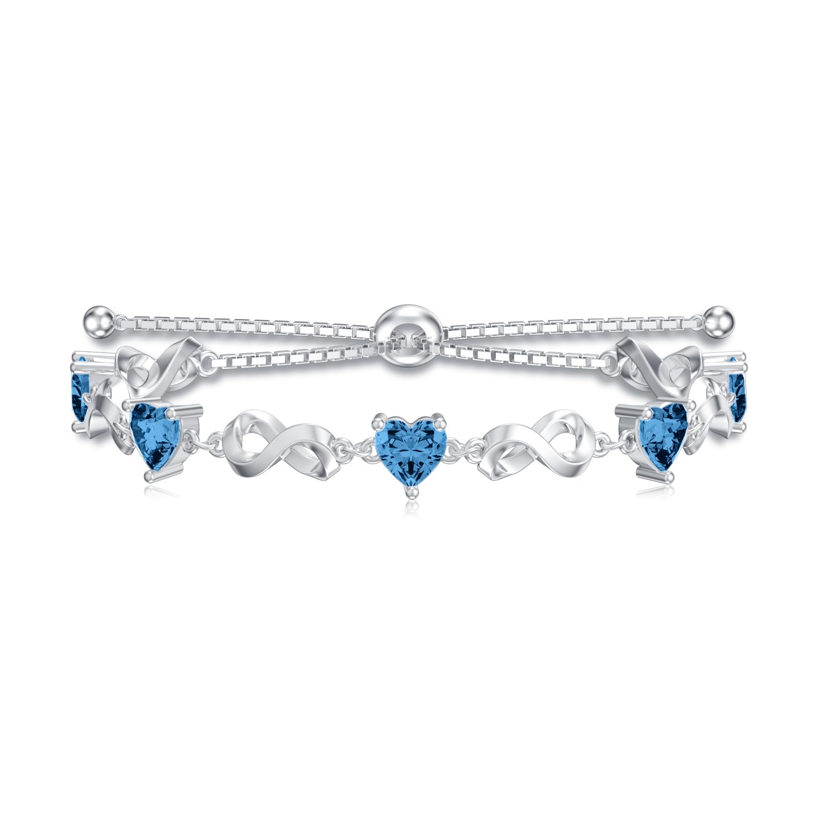 Bracciale Tennis con lettera O in argento 925