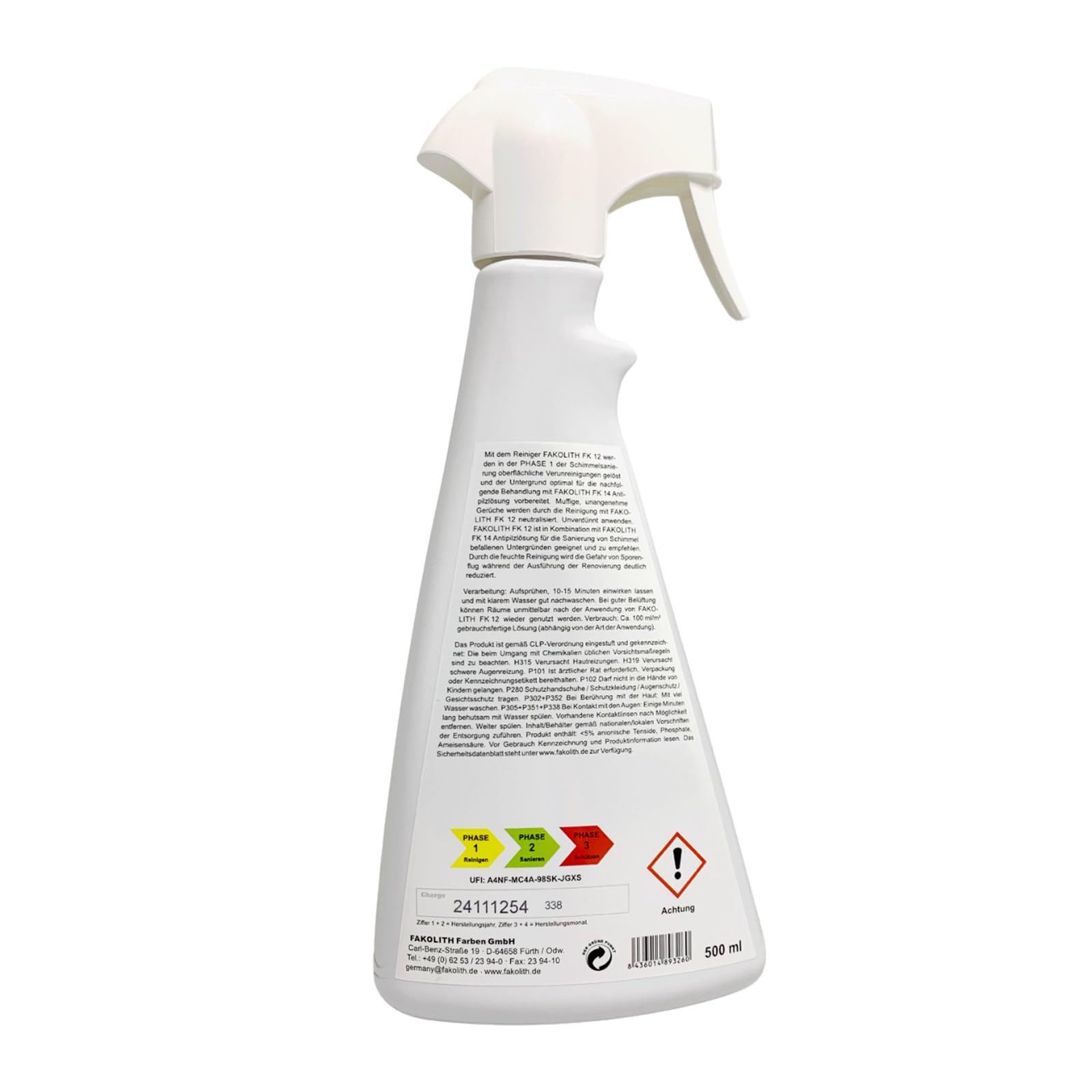Fakolith FK12 + FK14 | Spray-Set je 500 ml Sprühflasche