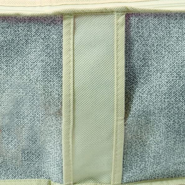 Duvet cover made of polypropylene, non-woven fabric, 57 x 30 x 50 cm, Gray - Image 2