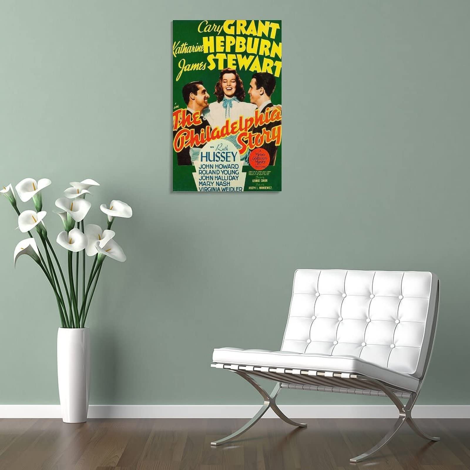 The Philadelphia Story 1940 - Poster vintage con commedia classica, su tela, per soggiorno, camera da letto, 50 x 75 cm