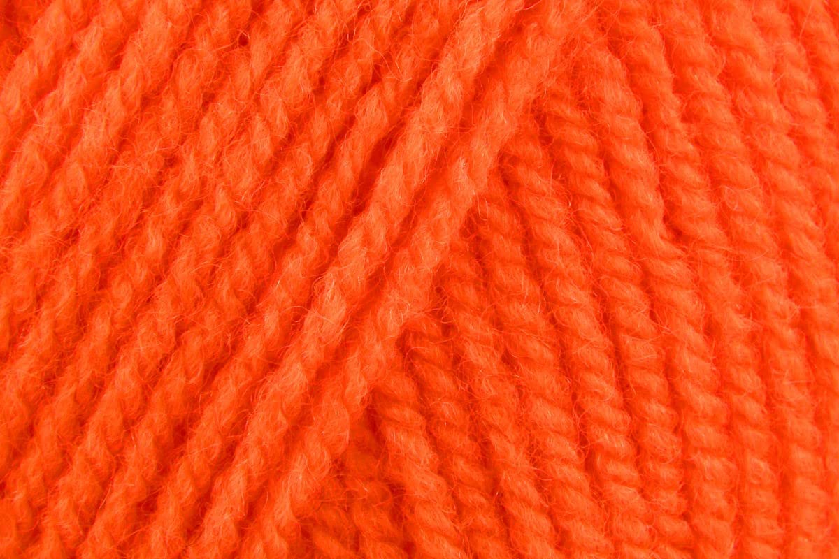 Sirdar Hayfield Bonus DK Crochet Yarn, 100% Acrylic Double Knitting Wool for Sweaters Jumpers Toys - 100g Balls - Bright Orange (981) - Pack of 10 — image 1