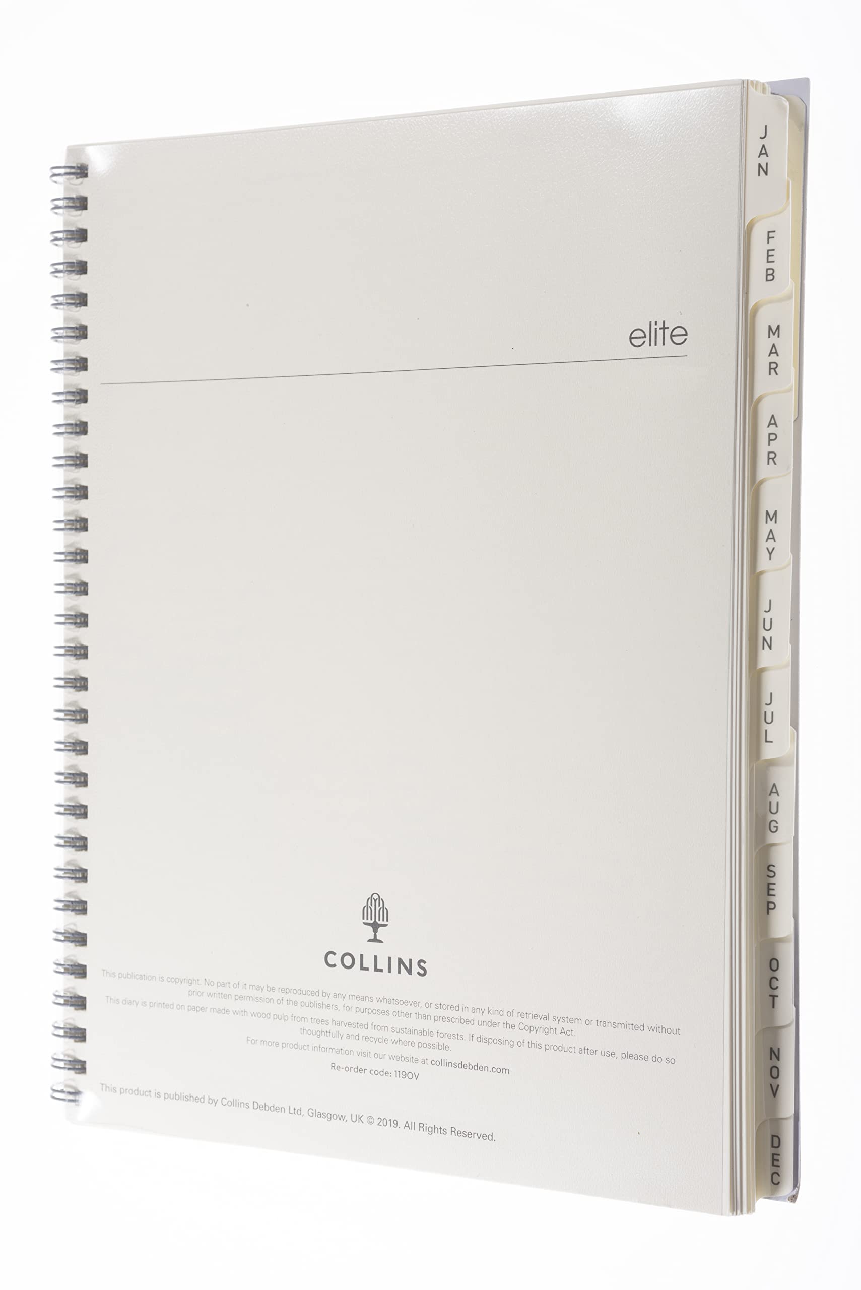 Collins Elite 2024 Diary Manager Week to View Planner - Diary Refill - Business Planner and Organiser - January to December 2024 Diary - Weekly - 1190R-24