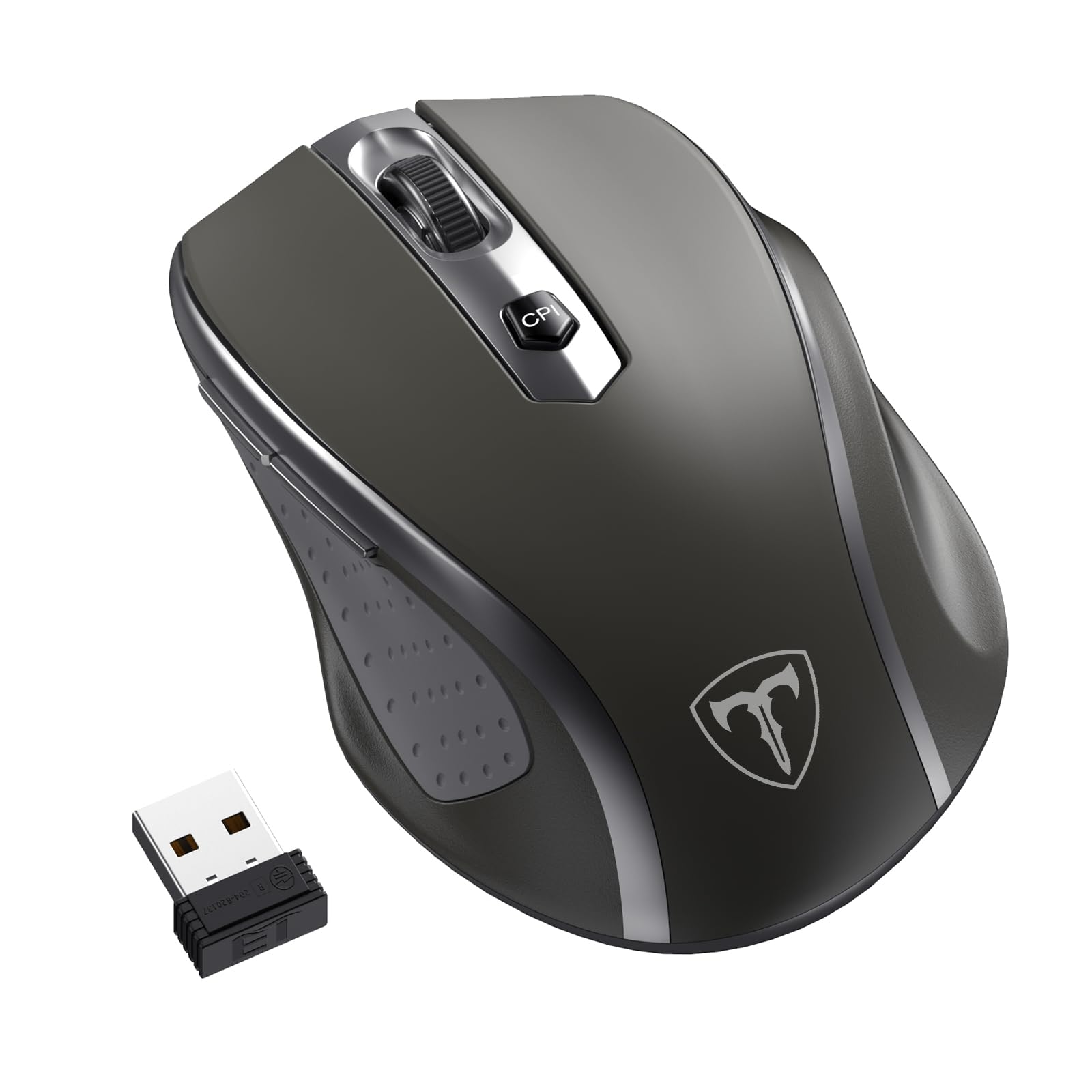 LODVIE Wireless Mouse for Laptop, 2400 DPI Wireless Computer Mouse
