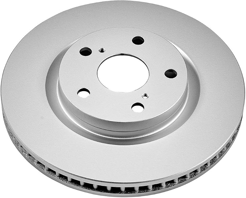 Disco de freio dianteiro revestido PowerStop Evolution GEOMET para Toyota, Lexus, Pontiac e Scion – 1 unidade