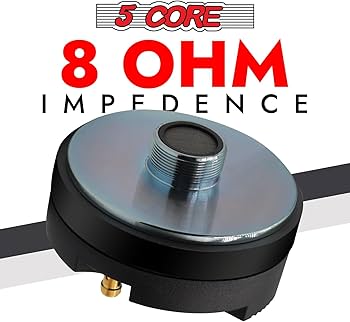 その他 ishiken.8989 5 CORE Horn Speaker Tweeter Compression Driver 1.75 Inch Titanium