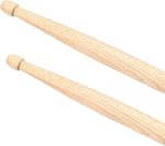 72 Pièces 36 Paires 5a Sticks de tambour, bâtons de drum en bois d'érable, en vrac pour embout de tambour en bois, accessoires de percussion pour drummer, débutant, drumming, pratique et performance (jaune)