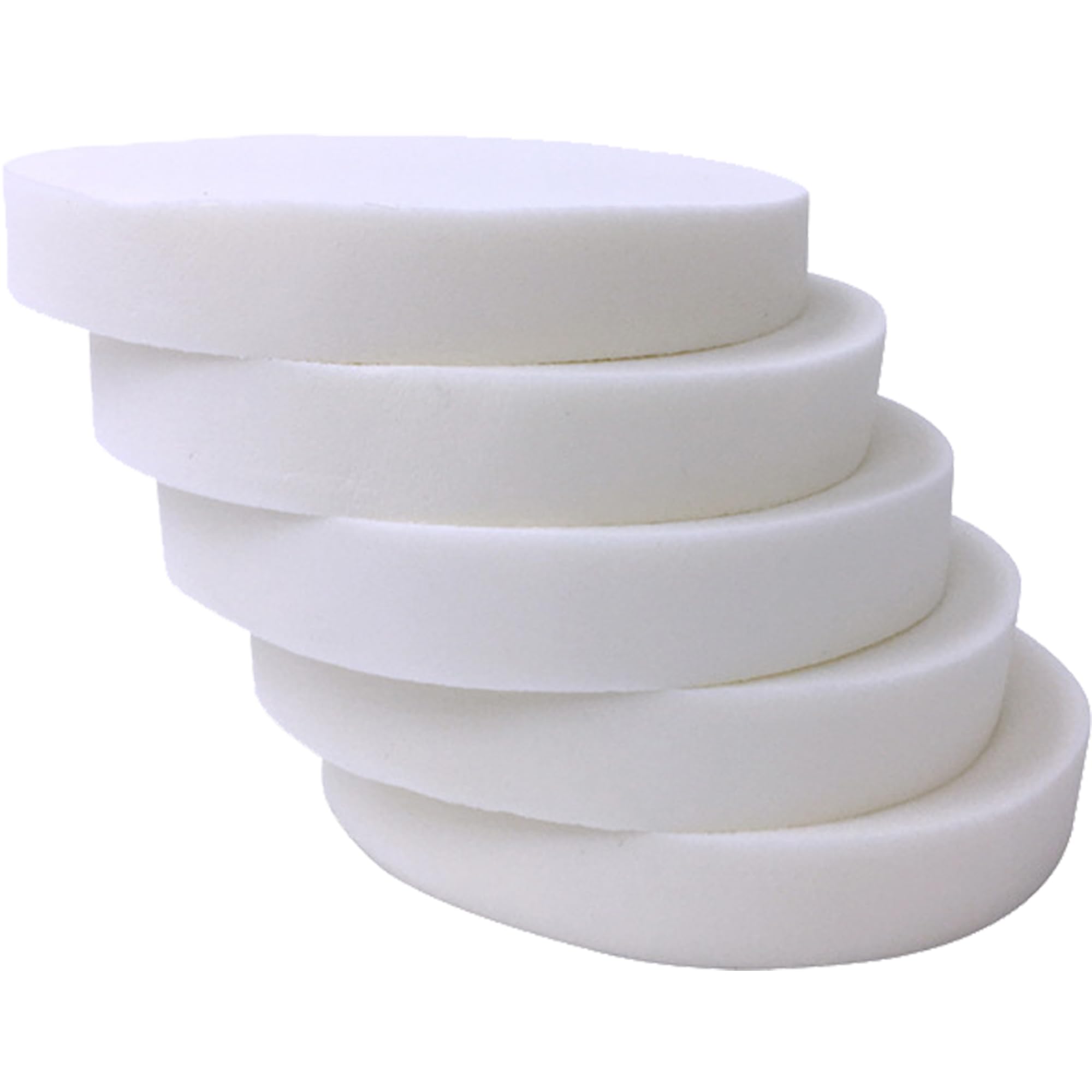 Espuma de tapicería de alta densidad, acolchado grueso para silla, espuma firme blanca, cojines de espuma de repuesto para silla de comedor, cama de mascotas, tapete de piso interior (18 cm