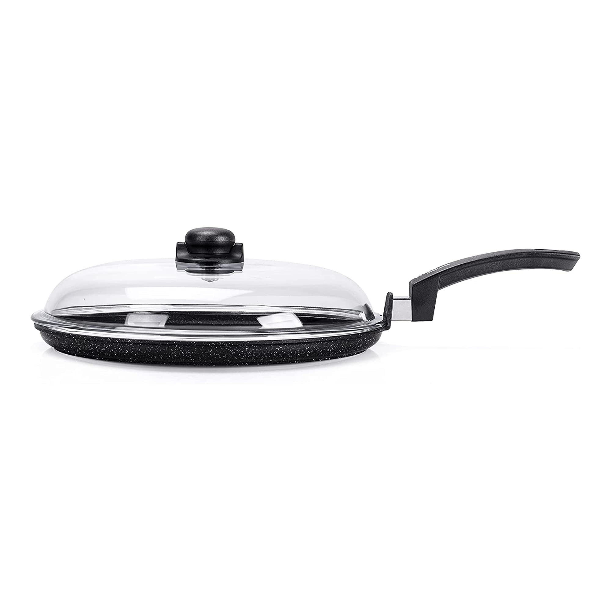 Moneta Borosilicato Coperchio Bombato 24 cm, Vetro