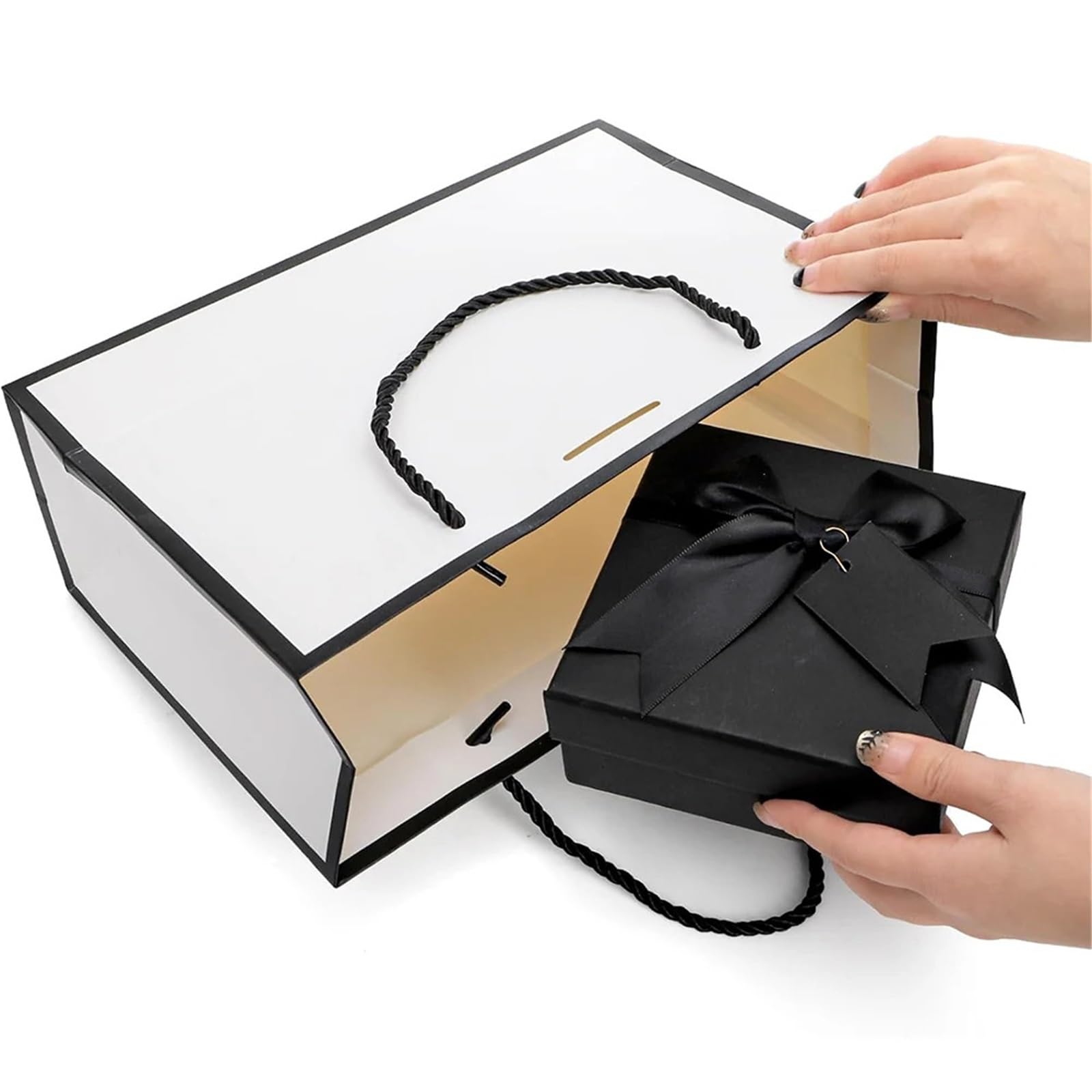 Sacchetti regalo da 20 pezzi con fiocco per Feste