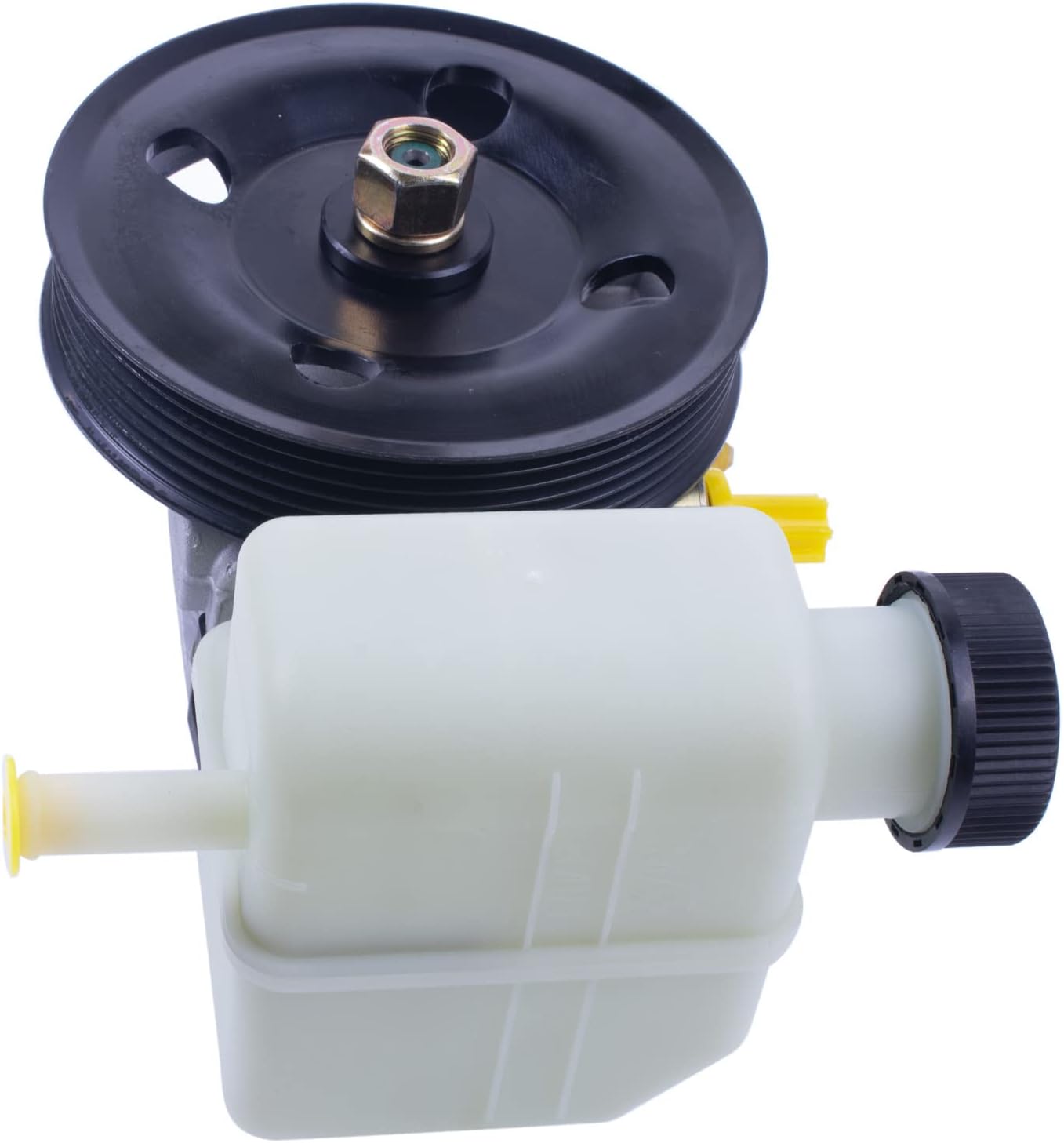 Power Steering Pump with Pulley & Reservoir Replacement for GP9A32600 GP9A32650 GP9A32650A Fit for MAZDA 6 2.3T 2007 CX-7 2007-2012