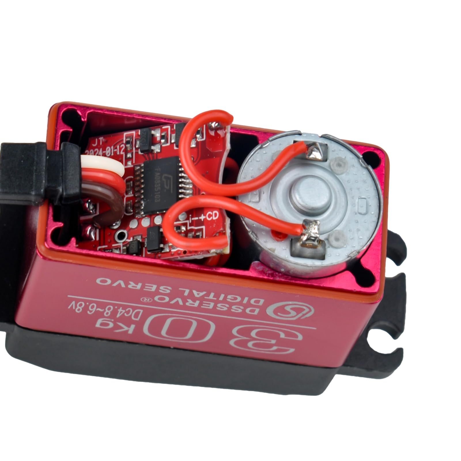 YUNIQUE Servomoteur DS3230 PRO 30kg 6V – 180°, Engrenages Métal, Étanche – Pour RC Baja 1/10, Robotique