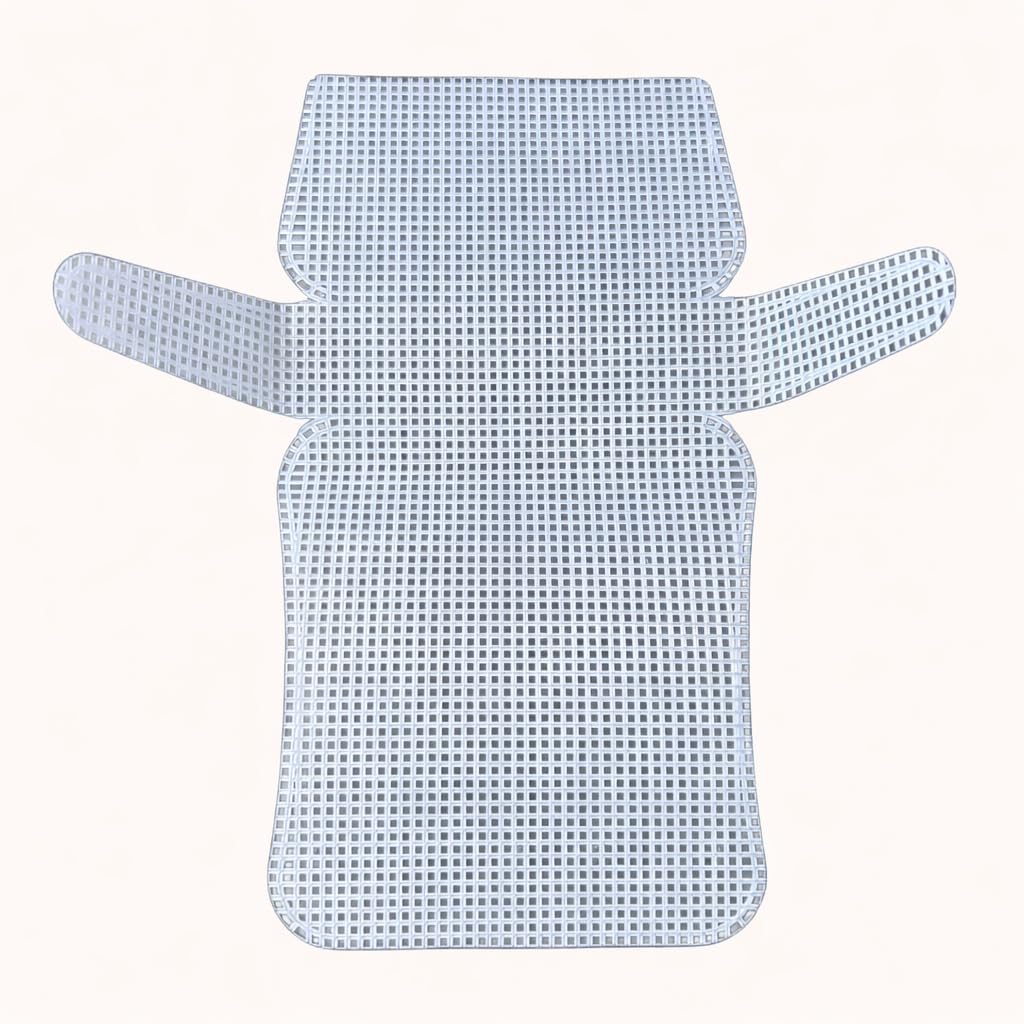 Plastic Canvas Sheet for Cross Stitch Embroidery, White, Sturdy Grid Mesh, DIY Craft Bag Making-image-26