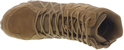 Miniatura 3 de Reebok Botas tácticas Trailgrip de seguridad para hombre de 8 pulgadas con cremallera lateral militar y táctica