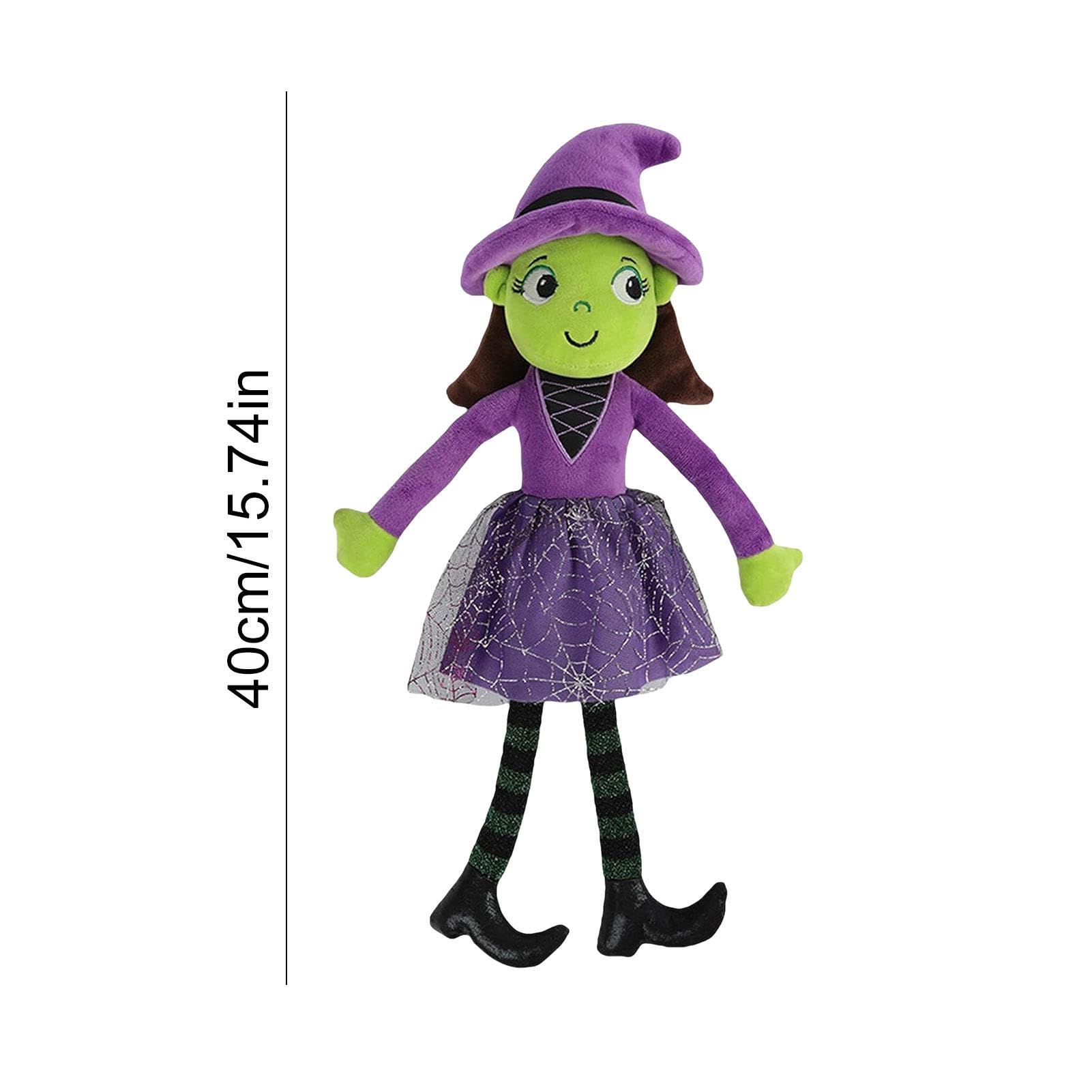 Amazon.co.jp: 魔女人形手作り、ハロウィン魔女人形、40cm 紫魔女人形