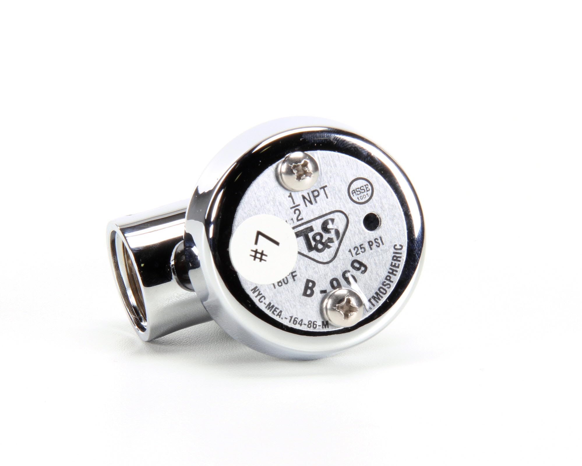 T&S Brass Vacuum Breaker, 1/2 Npt Inlet & Outlet, Atmospher