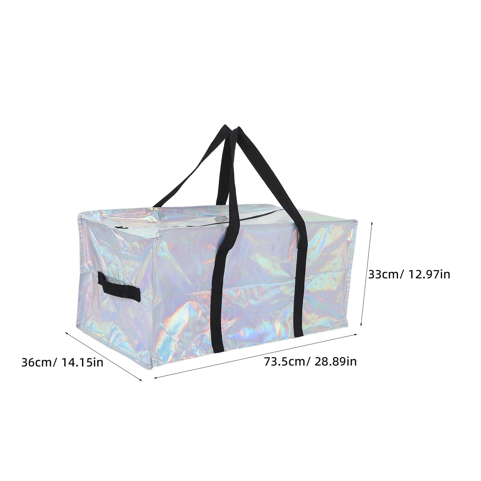 PRETYZOOM 4 Piezas Bolsa de Mudanza para Almacenamiento y Asas Anchas Extra Grande de Tela Oxford con Cremallera Reforzada y Transporte de Ropa