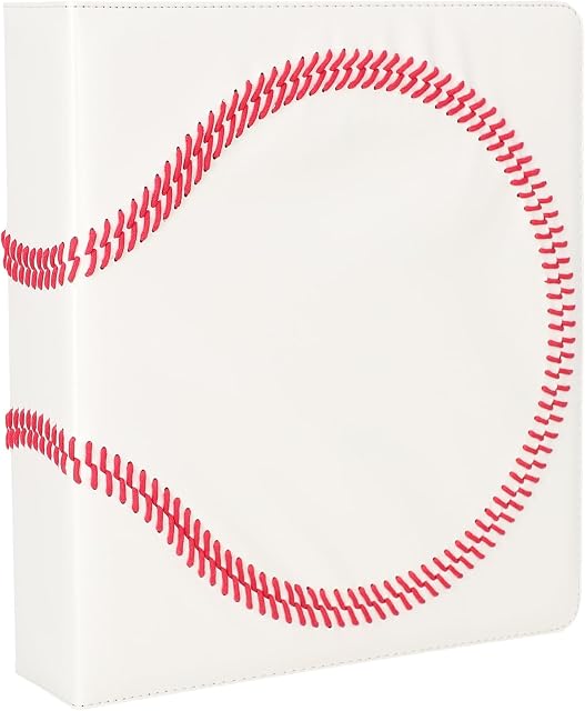 BCW 3-inch Sports Collectors Album - Baseball | Storage for Over 800 Cards | Ideal for Organizing Baseball, Football, Basketball Trading Cards | Aesthetic Display for Sports Memorabilia Enthusiasts