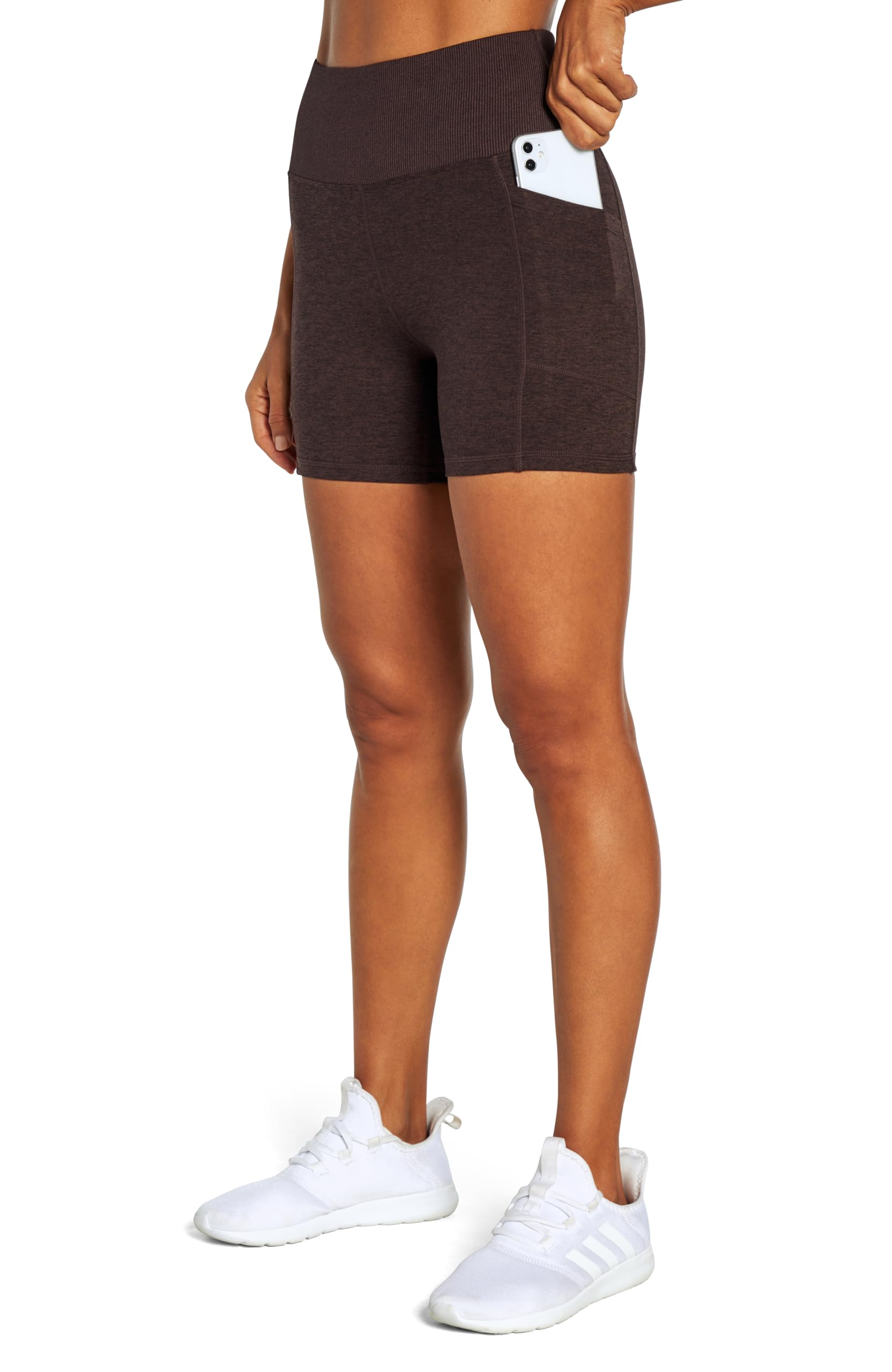 Zobha Womens Bailey High Rise Pocket Bike Short