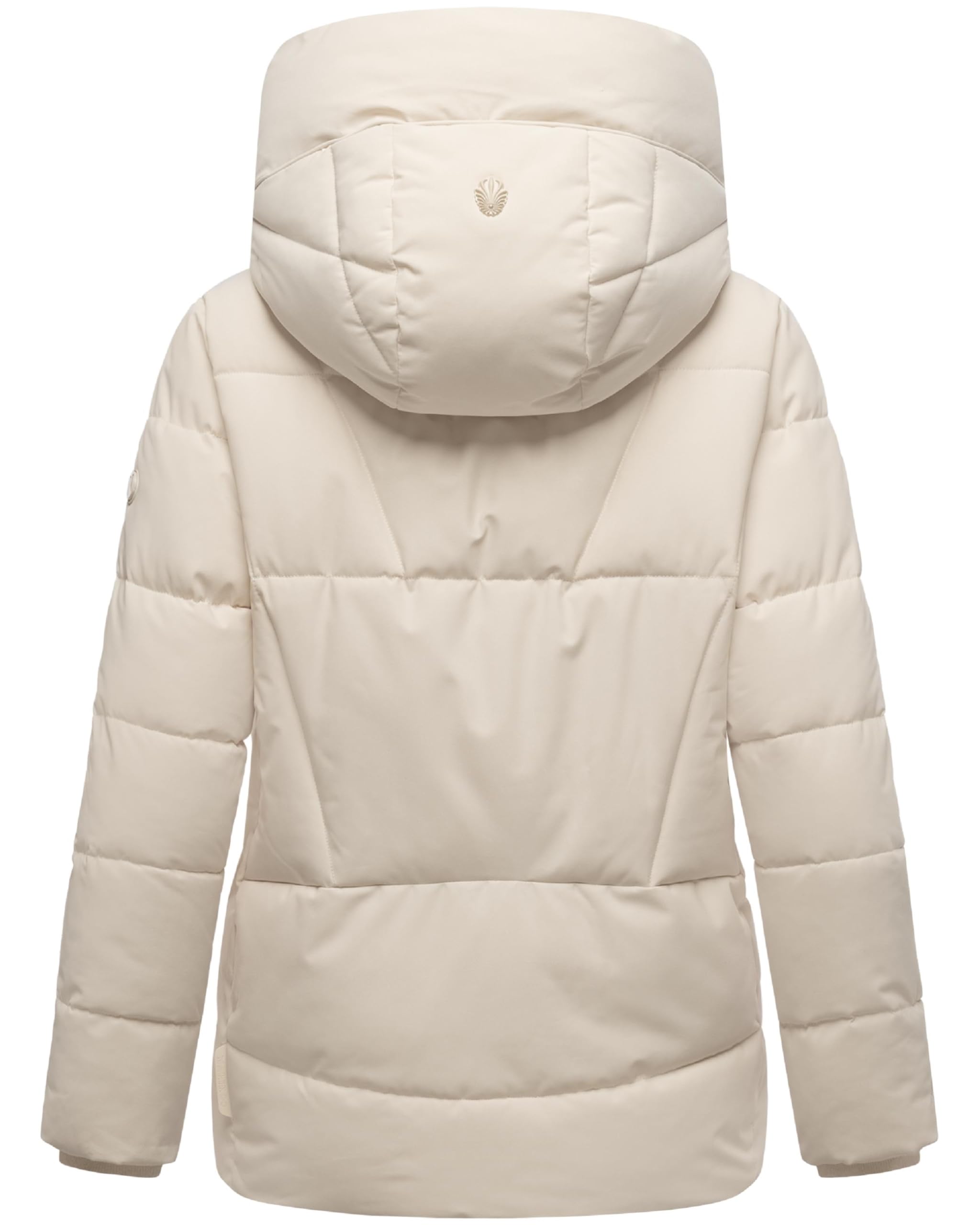 MARIKOO Damen Winterjacke warme Steppjacke Winterjacke mit Raffinierter Steppung Kuschelnasee 16 XS-5XL