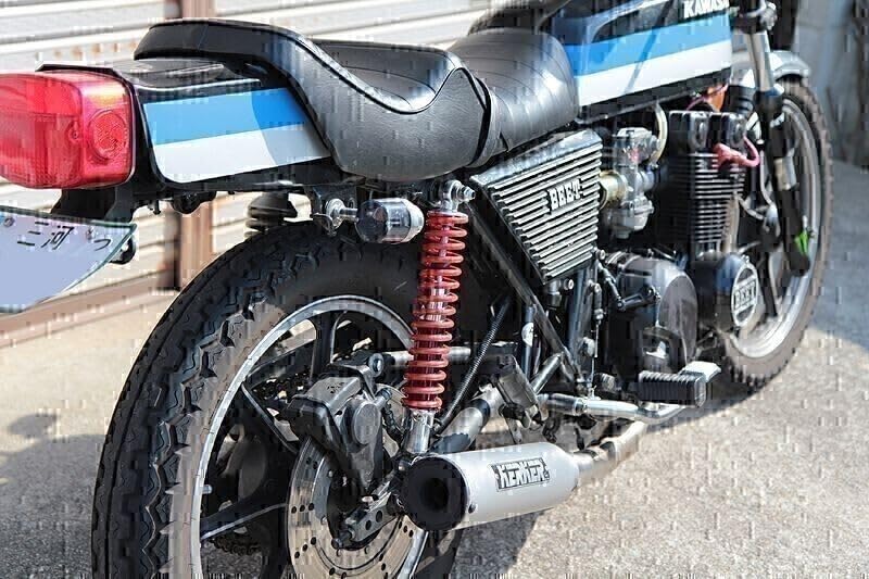 【236】細巻き 345mm 当時仕様 リア サスペンション赤 × 銀 236】細巻き 345mm 当時仕様 リア サスペンション赤 × 銀