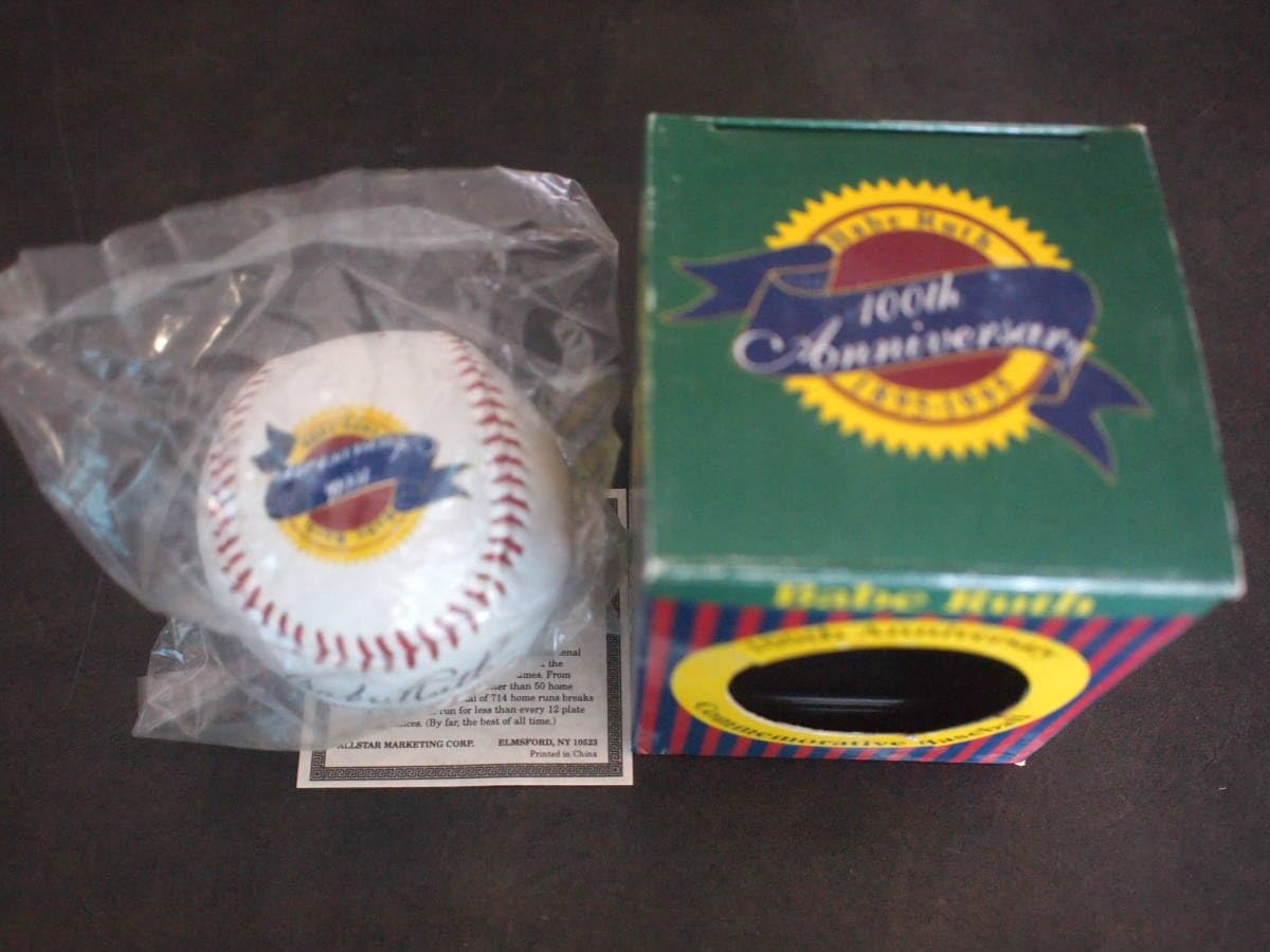 値下！デッドストック ベーブルース 生誕100年記念 ボール レプリカサイン箱付 Amazon.co.jp: デッドストックベーブルース 生誕100年記念