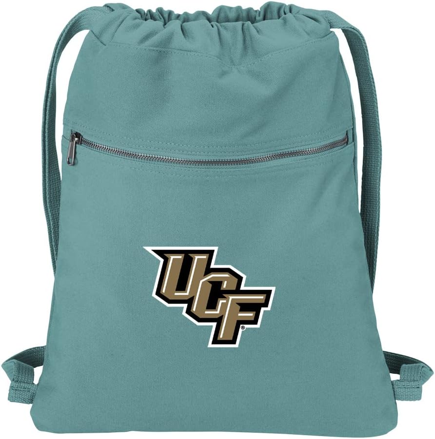 Broad Bay University of Central Florida Drawstring Backpack RICH CANVAS UCF Cinch Bag