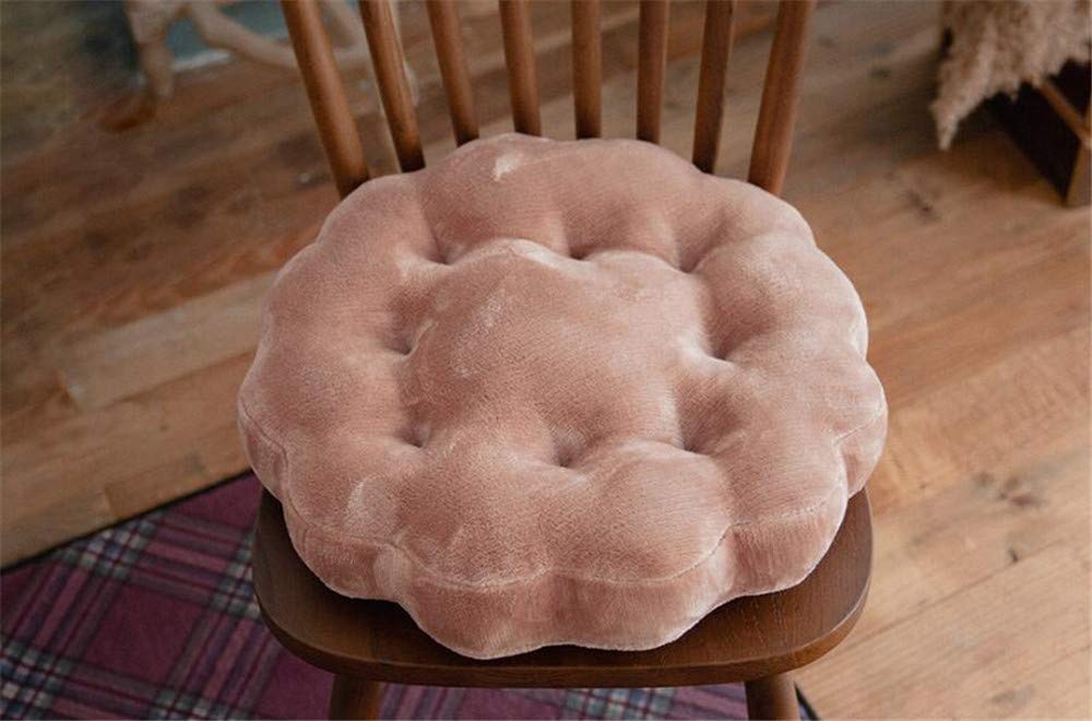 Coussin de siège rond lavable kaki pour rendre vos chaises enfin confortables