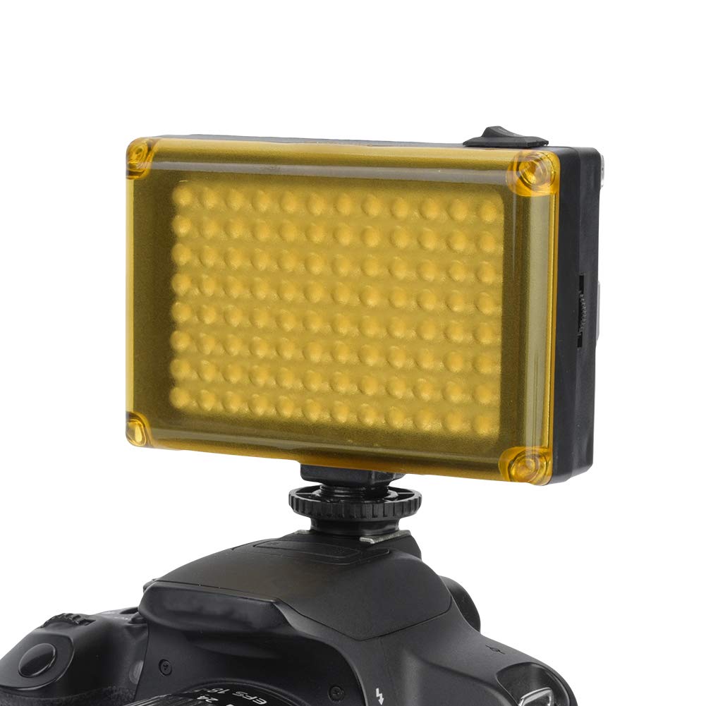 Lumière de Remplissage Vidéo Professionnelle sur Appareil Photo, Appareil Photo Reflex Numérique Mini Lampe de Lumière de Remplissage, éclairage de Caméra LED pour la Photographie, Meilleure Lumière