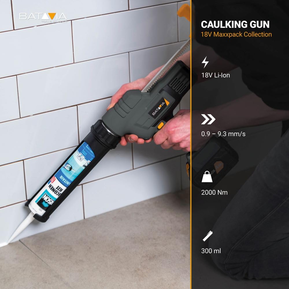Bativia MAXXPACK Pistola de calafateo 18V Unidad desnuda
