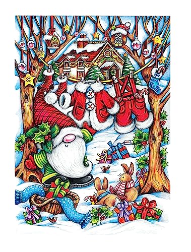 Creative Haven Christmas Gnomes Coloring Book (Adult Coloring Books: Christmas) - Image 3