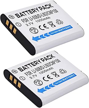 Amazon.com : Battery 2 Pack for Olympus Stylus Tough TG-850, Tough