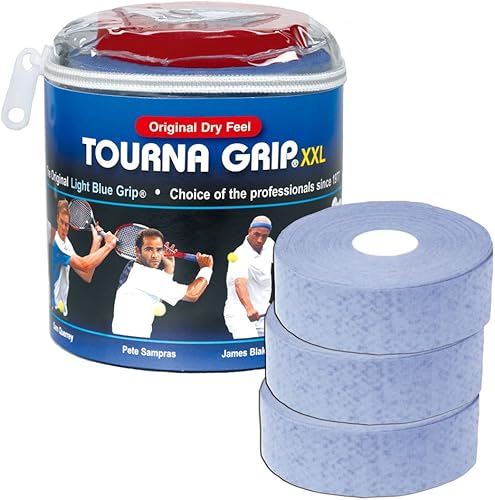 Tourna Grip XXL, manijas para raqueta de tenis original, sensación seca.