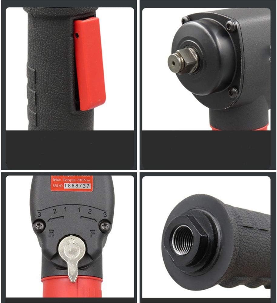 1/2 Pneumatic Wrench, Mini Long Handle Wind, Auto Repair Air Tool