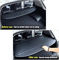Vista 245 de Powerty Cubierta de Carga para Accesorios Kia Sportage 2023-2025 2026, Textura de Lona Cubierta Retráctil para Maletero Trasero de Carga de Equipaje