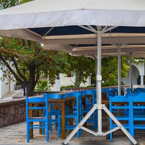 Miniatura 3 de Base de sombrillas, tornillo ajustable, resistente, ahorro de espacio, para sombrilla de playa, sombrilla de pesca, sombrilla de jardín