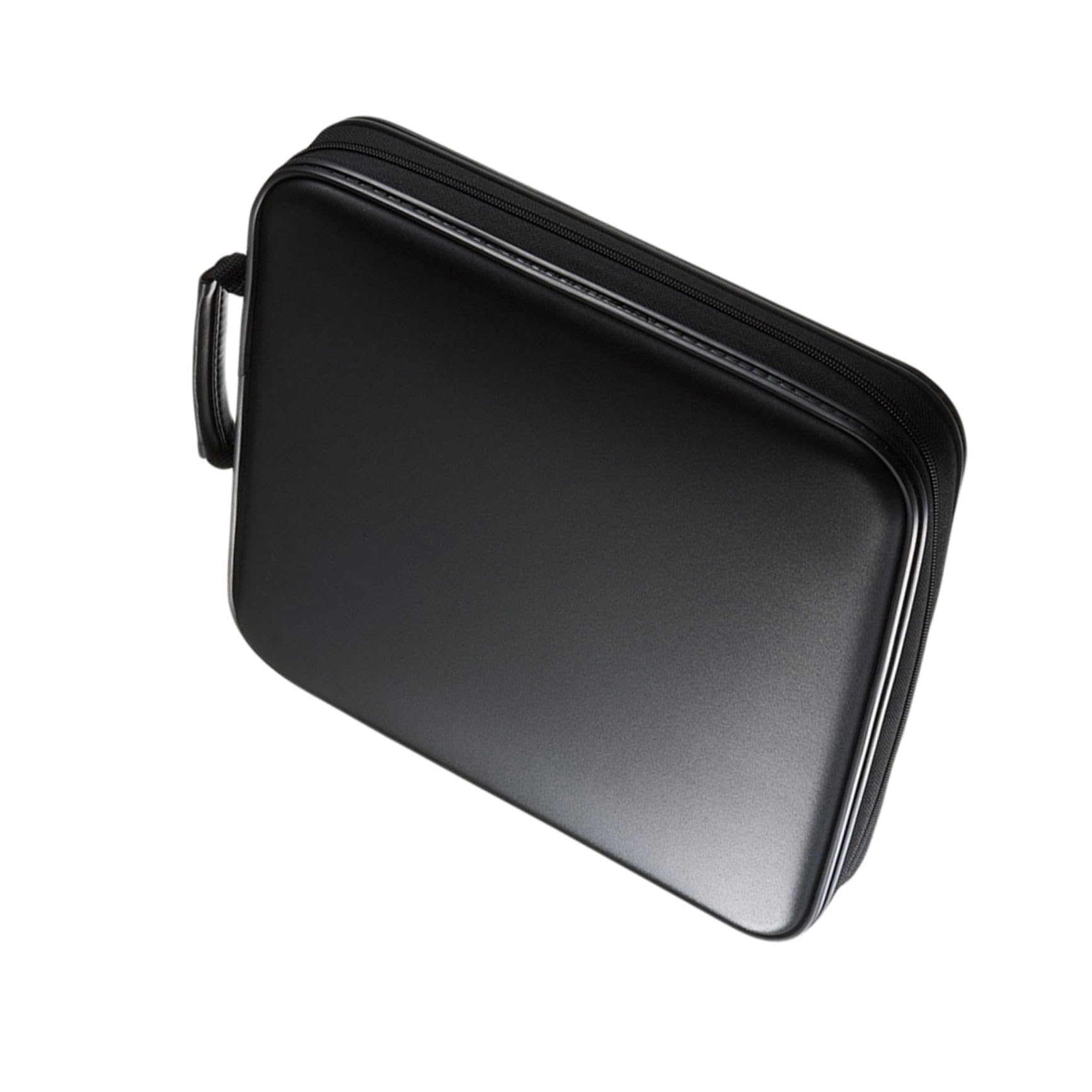 SHINEOFI Custodia per CD e Dvd 160 Slot Cerniera Resistente Organizer Multimediale Portatile in Nero Protezione da Polvere e Umidità per Auto Casa e Viaggi