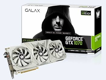 GALAX GeForce GTX 1070 本体 Galax GeForce GTX 1070 8GB EXOC-SNIPER WHITE RGB DUAL FAN