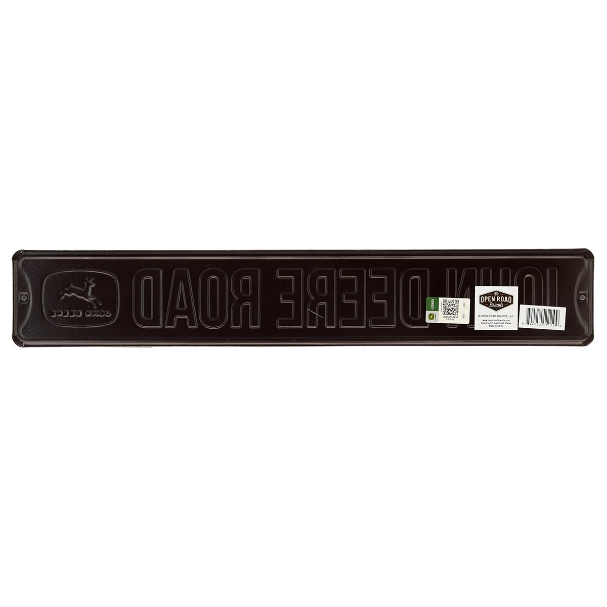 Open Road Brands John Deere - Placa metálica en relieve para calle