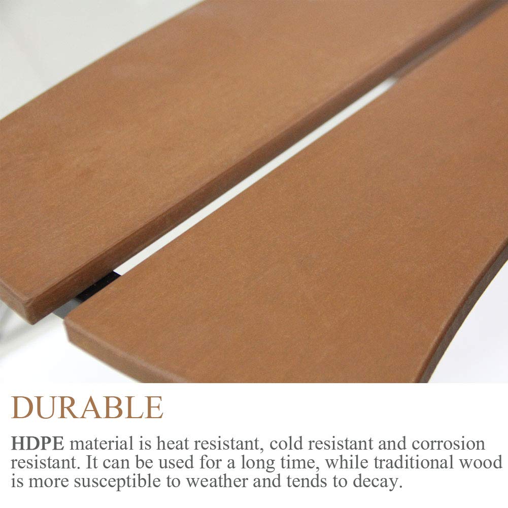 KAMaster Large Big Green Egg Side Shelves HDPE Egg Mate Outdoor Storage