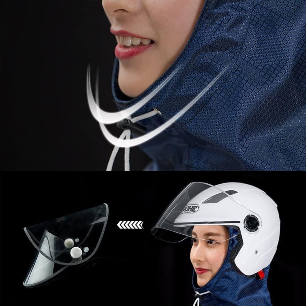 Rowerowy płaszcz przeciwdeszczowy, wodoodporne poncho, unisex poncho dla dorosłych wodoodporne poncho przeciwdeszczowe na zewnątrz rower motocykl skuter kurtka rowerowa płaszcz przeciwdeszczowy pelery
