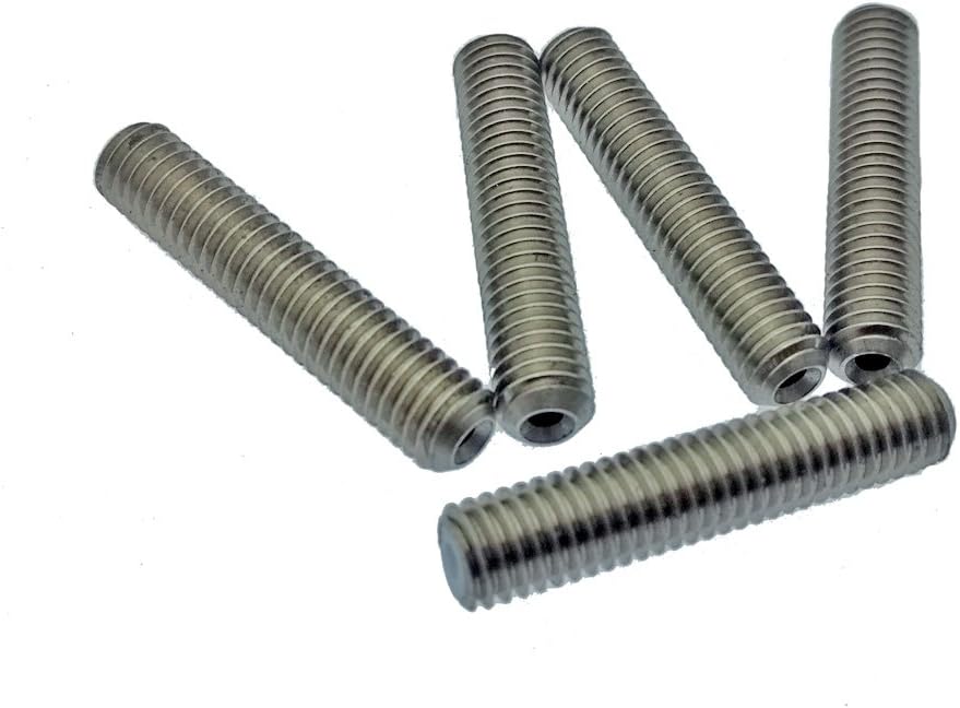DIY 1.2inch 30mm 1.75mm Filament M6 5PCS Hot End Nozzle Throat with PTFE Tube for RepRap 3D Printer
