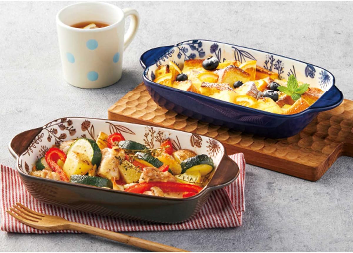 Marutatsu Cookal Au Gratin Dish, Set of 2