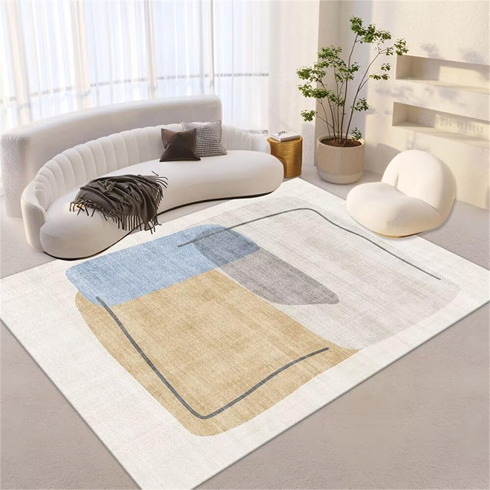 Tapis de passage gris robuste et durable au style minimaliste moderne